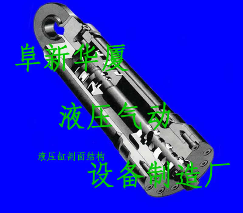 油缸剖面結(jié)構(gòu)圖